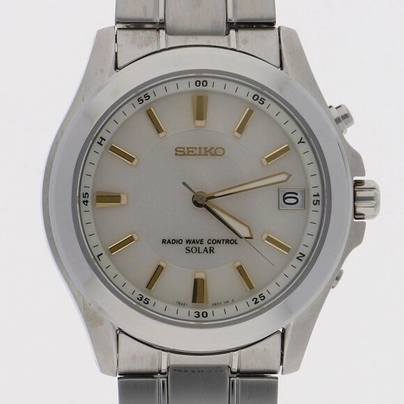 WATCH SEIKO SBTM021 7B22-0AY0 Spirit white SS SOL - Picture 1 of 10